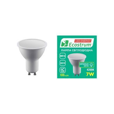 Лампа світлодіодна Ecostrum MR16 7W GU10 4200K (74744)