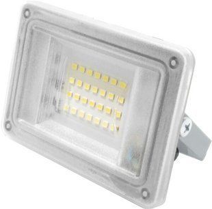 Прожектор Farutti Slim 20W 1600 lum 6500K сірий (72601)