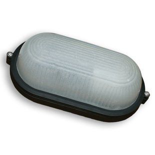 Світильник настінний Ecostrum МС-1102 60w овал чорний (72273)
