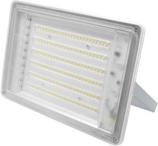 Прожектор Farutti Slim 100W 8000 lum 6500K сірий (72604)
